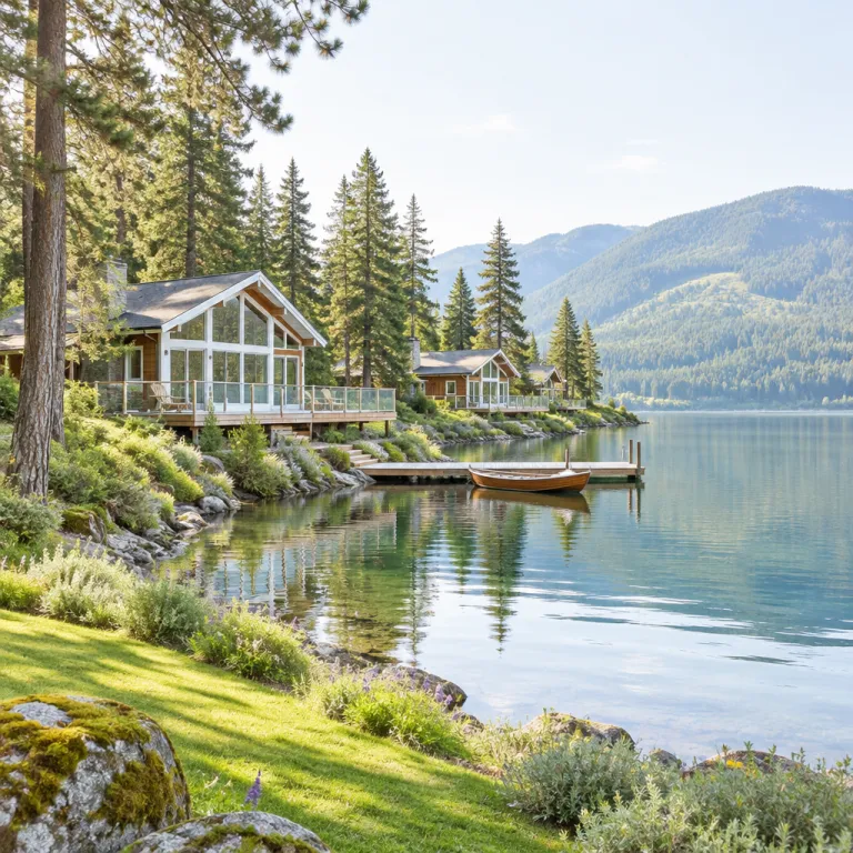 Elegant lake Chelan cabins for refined waterfront escapes